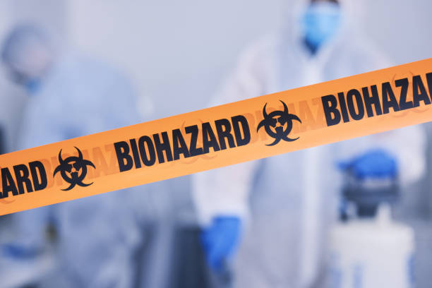 Professional Biohazard Cleanup technician working in Copalis Crossing, WA